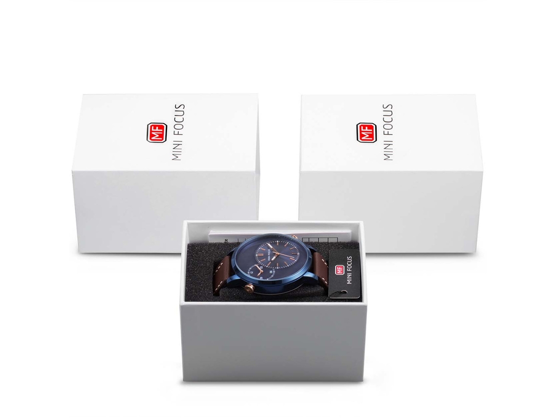 Caja de embalaje blanca para relojes Mini Focus