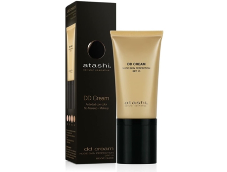Protector Solar con Color Atashi Celullar Cosmetic Spf 15 DD Cream Beige 50 ml