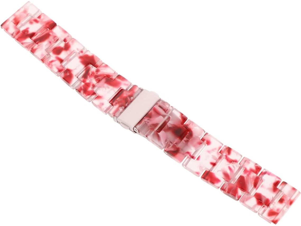 1 Pulsera De Resina De 20 Mm Para Mujer Relojes Inteligentes Para Mujer 3 Bandas Activas De 41 Mm