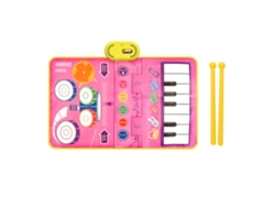 Tapete Musical Para Niños Pequeños De 80 X 50 Cm, Piano De Suelo, Teclado, Tambor, 6 Efectos De Sonido De Instrumentos.