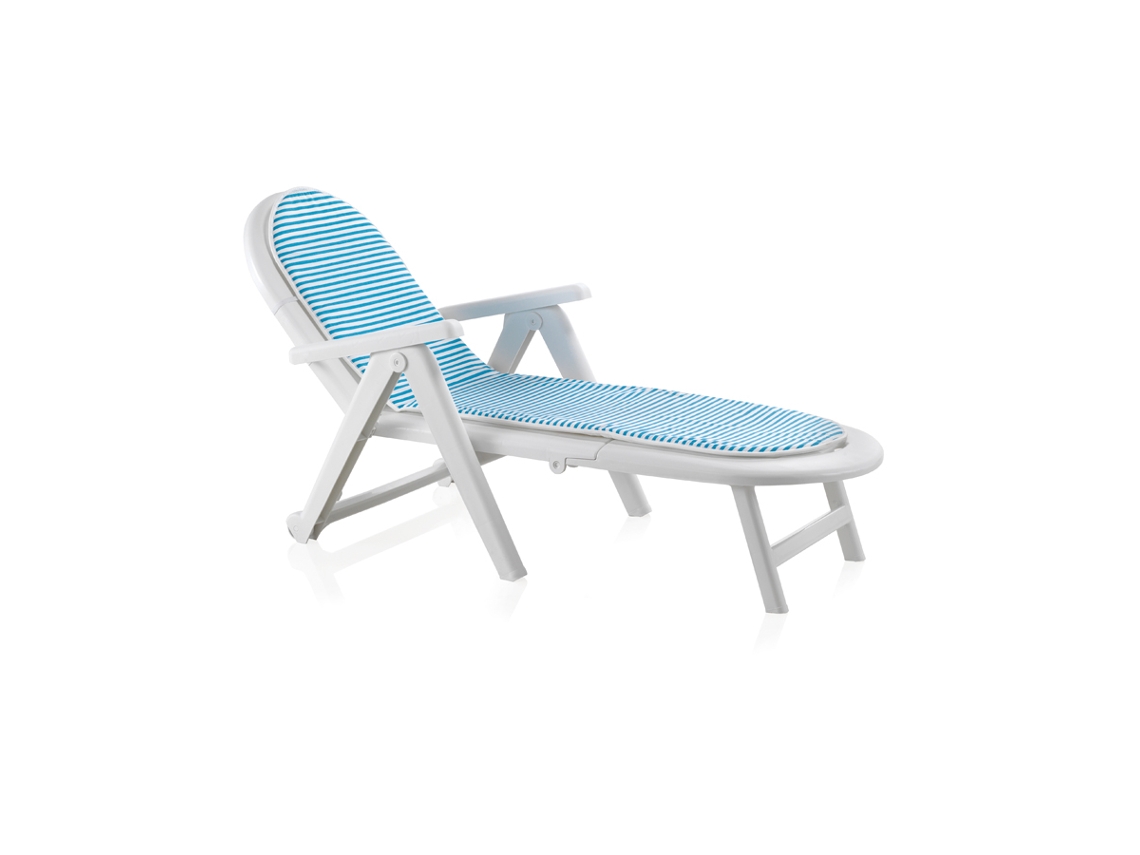 Playa finstock tumbona caiman 84x74x19 cm con cojin blanca 42800