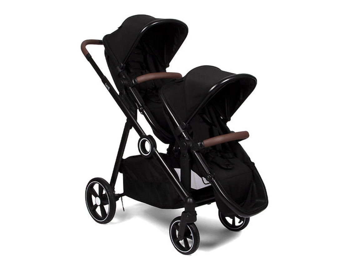 Cochecito gemelar Baninni Luiz XL negro