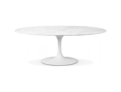 Mesa de Comedor Tulip Ovalada de Mármol 122x199x72cm TULIP STYLE
