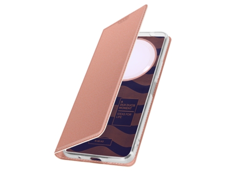 DUX DUCIS Funda Redmi A3 Solapa Tarjetero Soporte vídeo DUX DUCIS Rosa Claro
