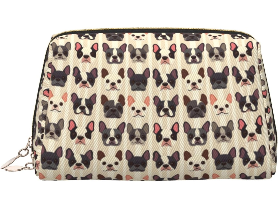 Neceser De Viaje Cuero Organizador Para Mujer Diseño Estampado Vacaciones