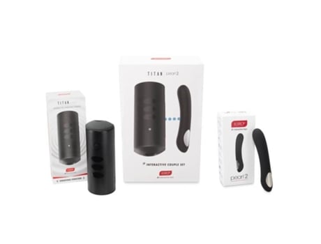 Vibrador Kiiroo Titan + Pearl Set 2 Parejas Vibrador