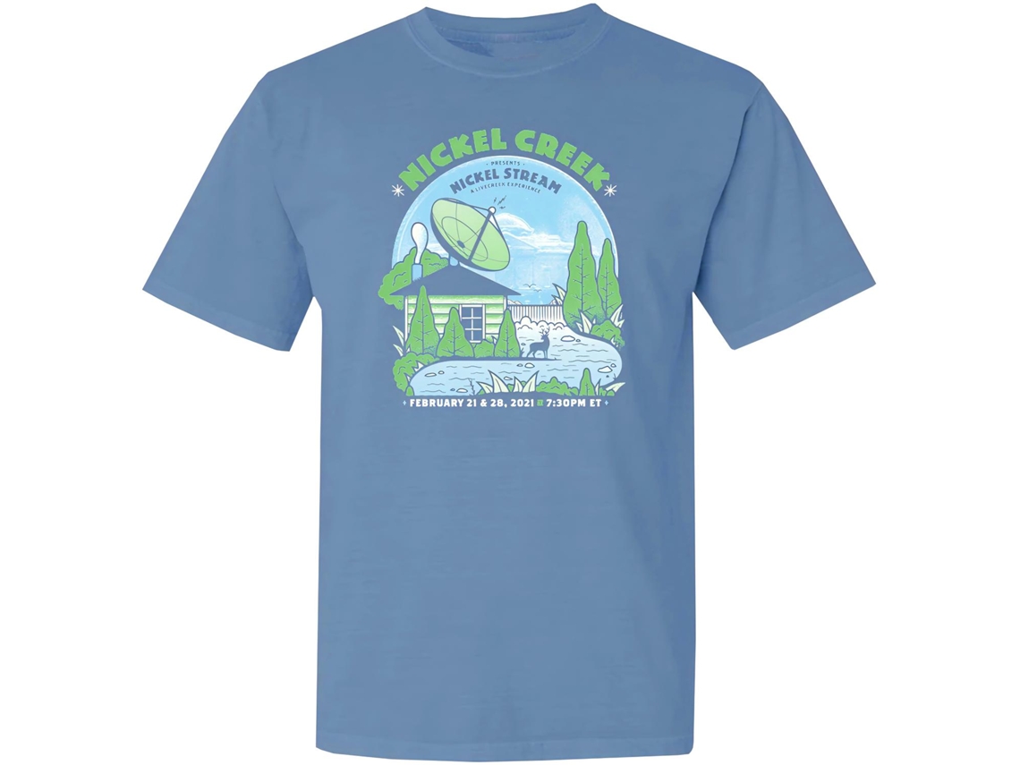 Nickel Creek Nickel Stream T-shirtwhite Rockinstone Size:xxxl