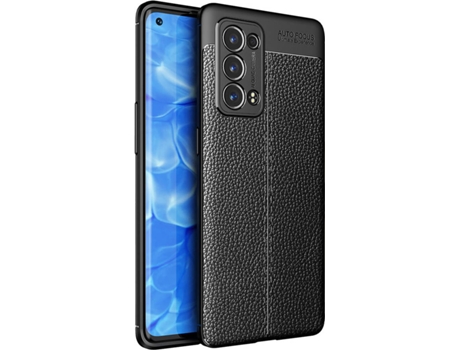 Carcasa Oppo Reno6 Pro Plus Rugged Leather Negro LC-BK