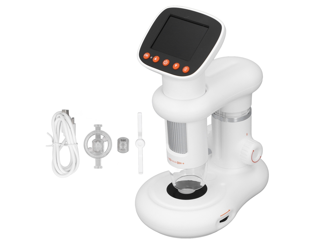 Microscopio Digital Portátil Para Niños Con Pantalla Ips Hd De 2 Pulgadas Para Fotografía Y Vídeo - Juguete Educativo De Ciencia