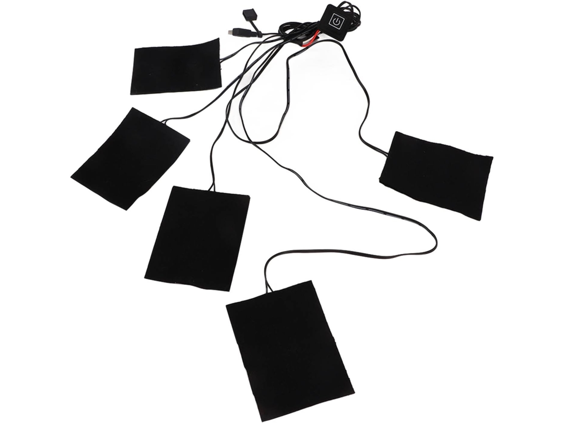 Almohadilla Térmica Usb Lavable Y Cosible, Calentador Eléctrico De Fibra De Carbono De 3 Velocidades.