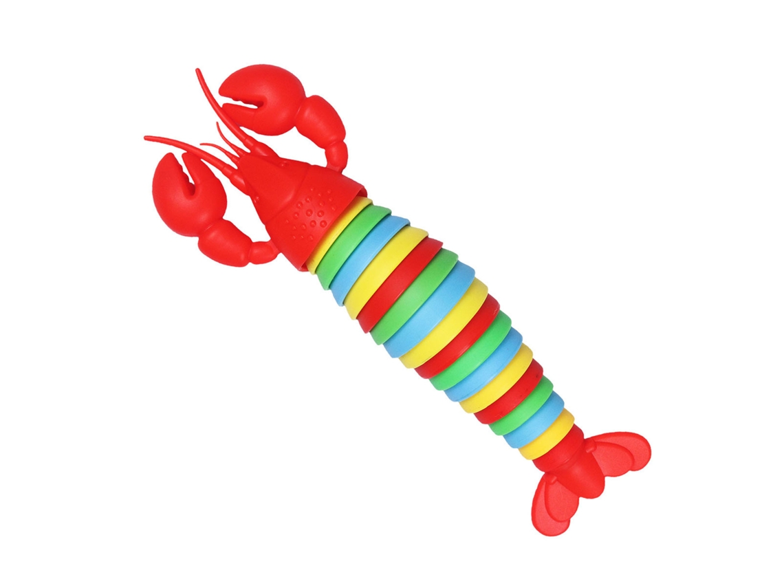 Jinwei-juguete De Dedo Cangrejo 3d Colorido Simulado Para Aliviar Ansiedad Juguete Sensorial De Decompresión Cangrejo Cabeza Roja
