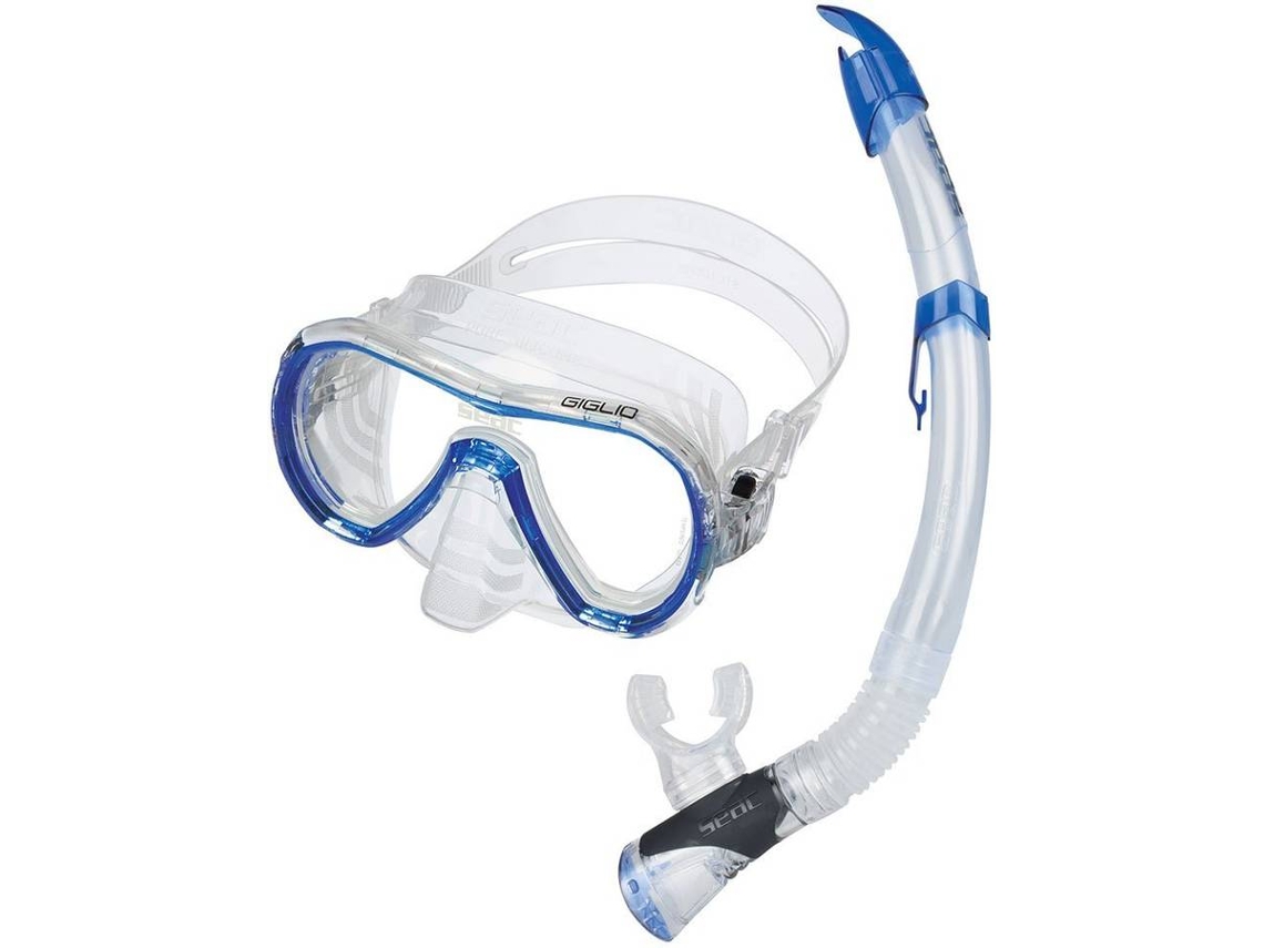Conjunto De Máscara E Tubos Frontales de Buceo SEACSUB Giglio