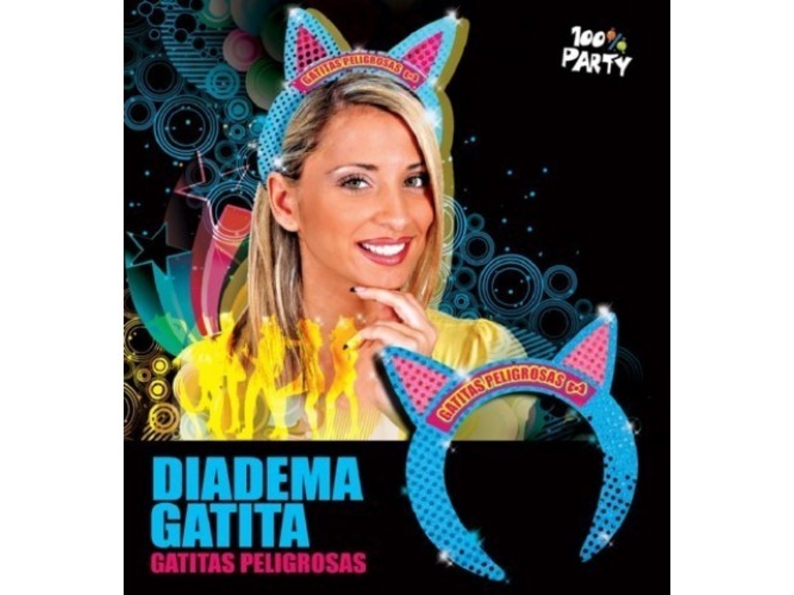 Diadema Gatita Peligrosa Lentejuela