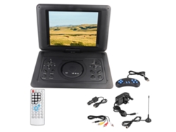 Reproductor de DVD portátil (rotación de 270°, TV inalámbrica)