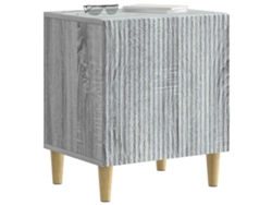 Maison Exclusive - Armario De Noche 2 Pcs Gris Sonoma 43 X 34,5 X 50 Cm