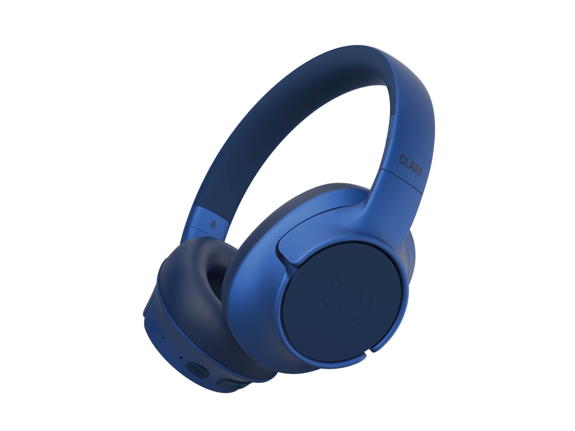 Auriculares Bluetooth FRESH 'N REBEL Clam Fuse (Over Ear - Cancelación de Ruido - Micrófono - Azul)  