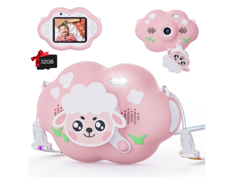 Cámara Digital Fotográfica WEB2O Doble HD 4K para Niños de 32 GB 1080P