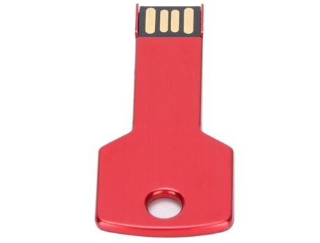 HURRISE Memoria USB Disco Flash USB Hsthe Sea Cw10084 Disco de Metal Portátil U-Disk para Computadoras Computación Interna Teléfono Rojo 32Gb