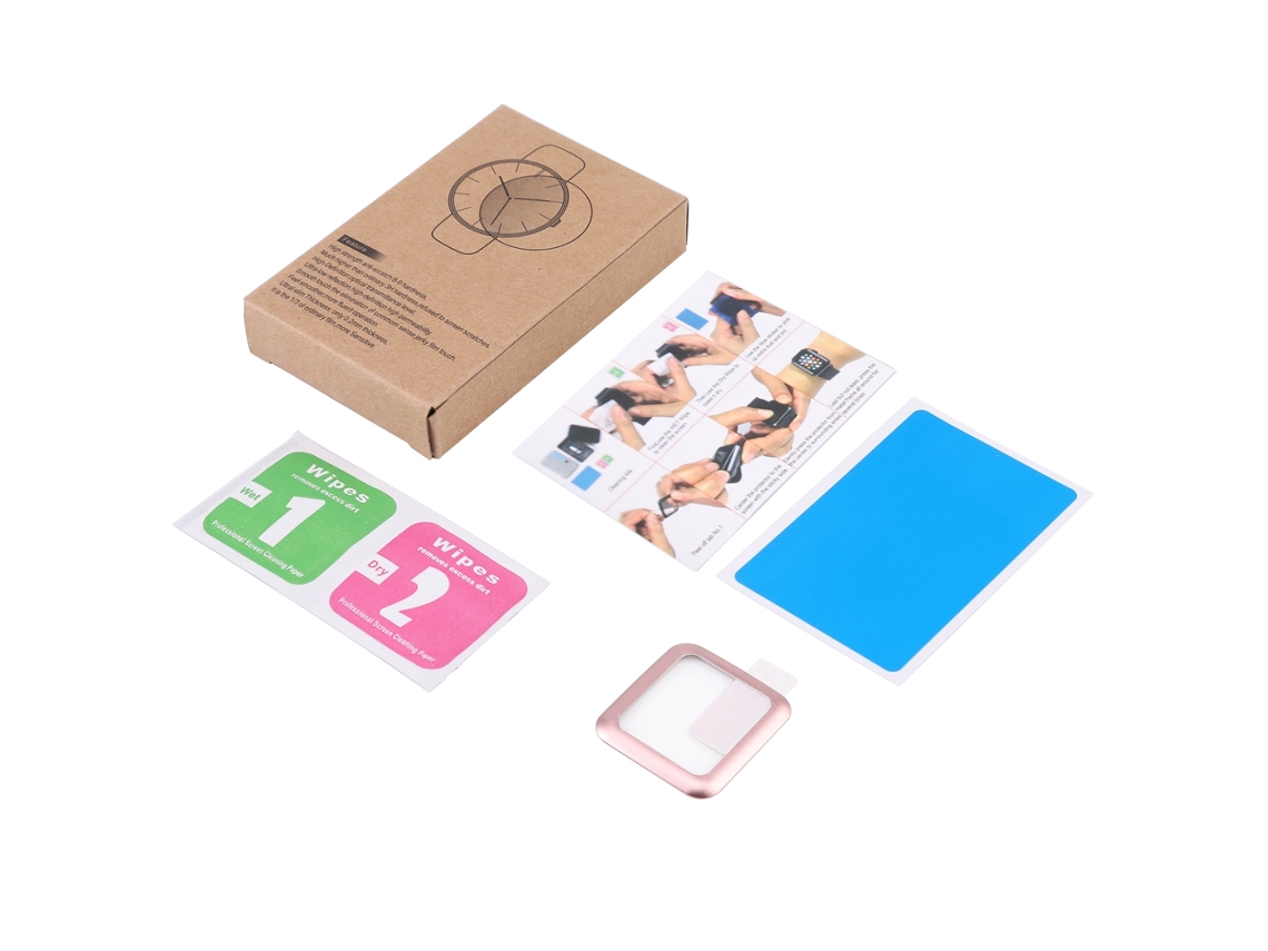 Protector De Pantalla De Vidrio Templado Para Reloj Inteligente (cobertura Total, Protección Metálica)