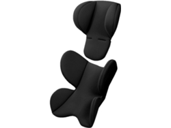 Cojín para asiento de cochecito de bebé Digitallab, transpirable y con protección para el cuello (negro)