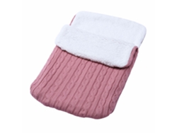 Bolsa térmica Chrui para cochecito, manta de punto suave y cálida para recién nacidos (color topo)