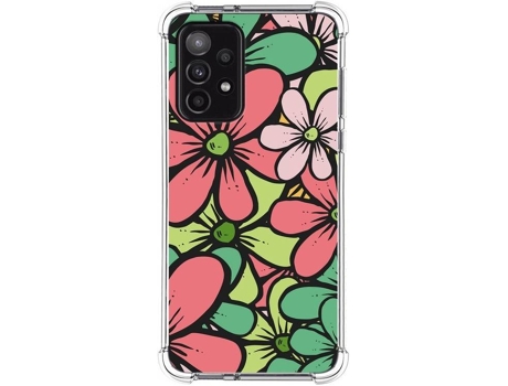 Carcasa Samsung Galaxy A52 TUMUNDOSMARTPHONE Dibujos Antigolpes Flores 02 Multicolor