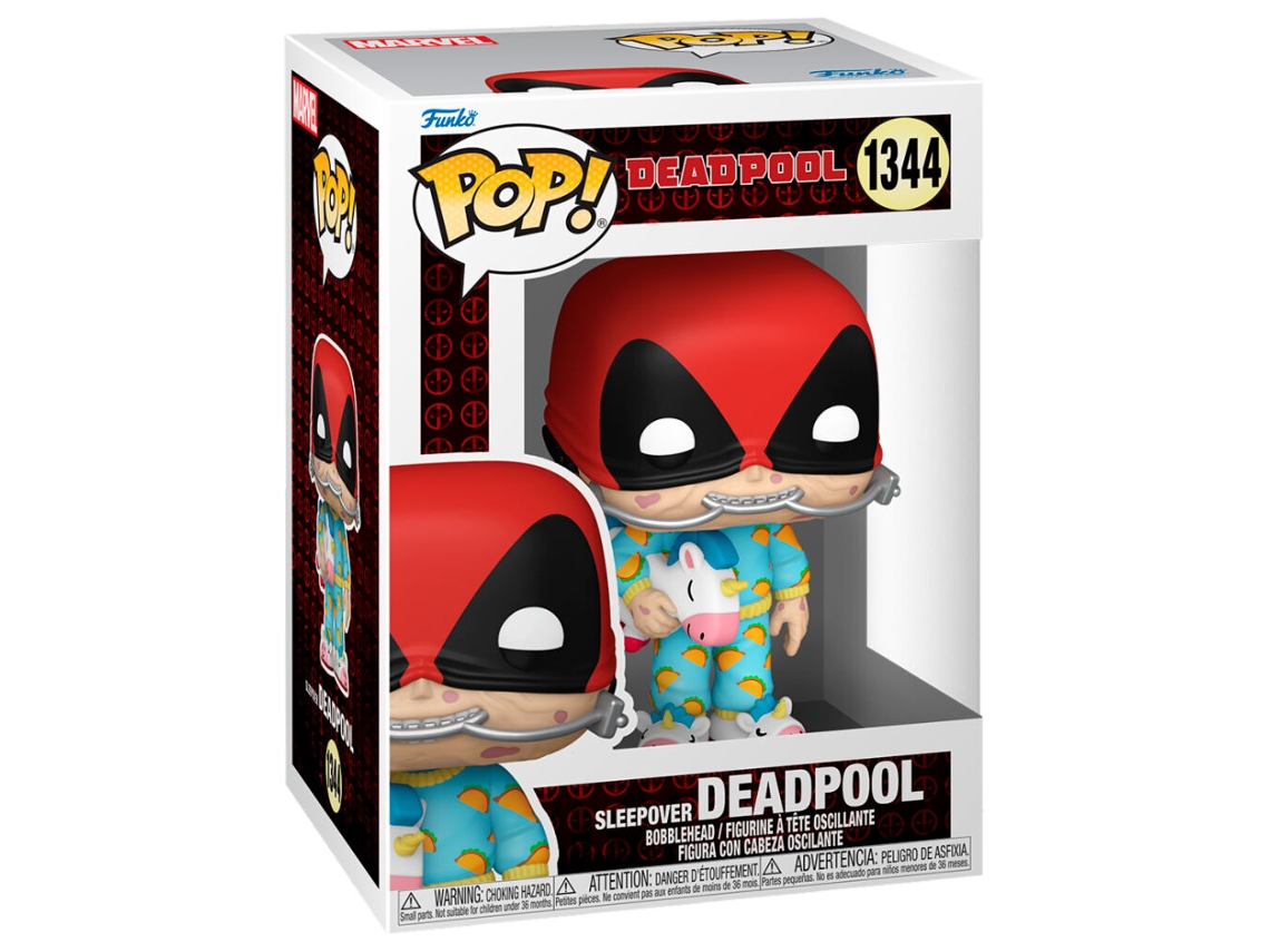 Figura Pop Marvel Deadpool - Pijamada de Deadpool B.active