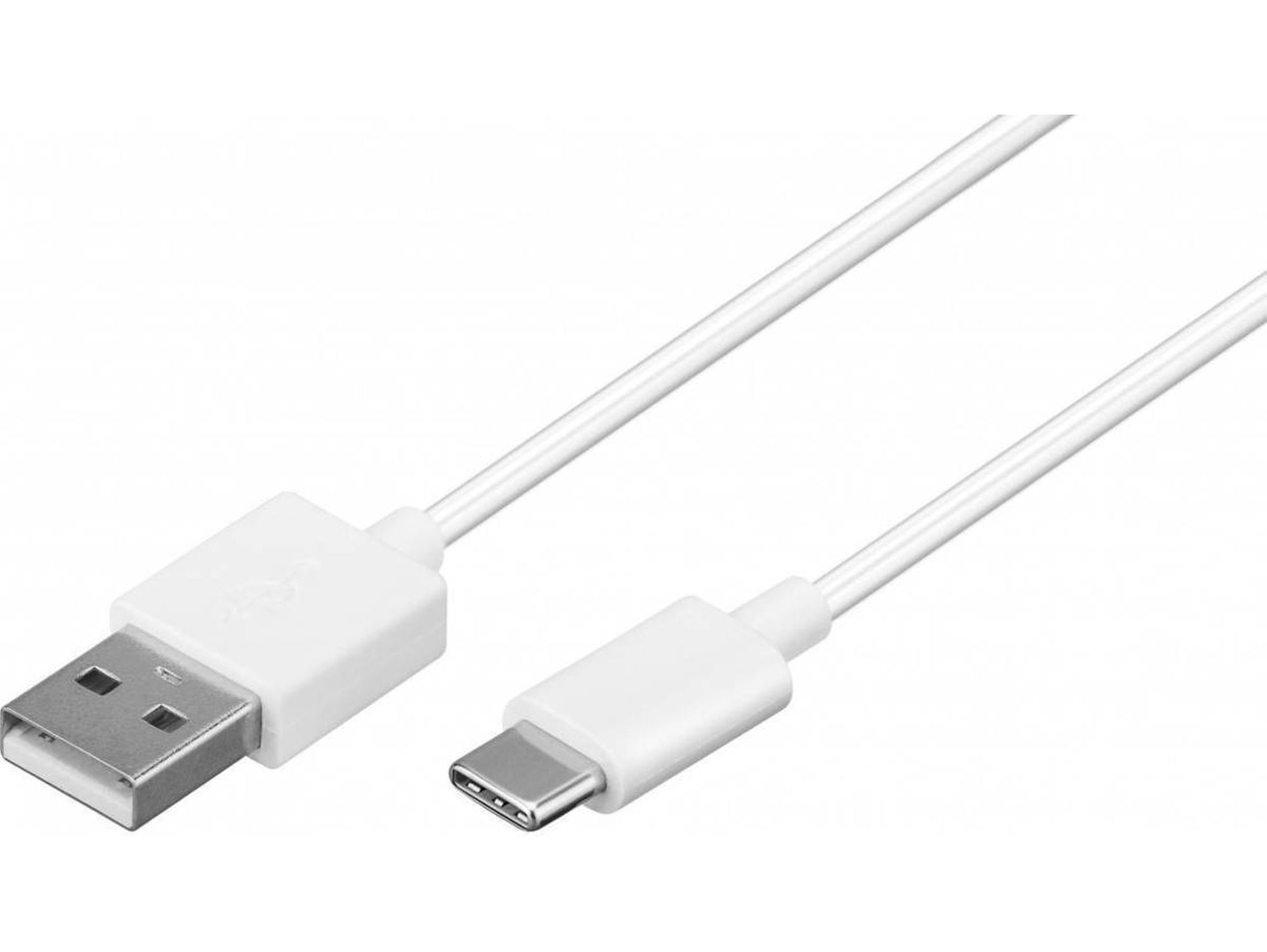 Cable USB GOOBAY (USB-C - USB-C - 50 cm - Blanco)