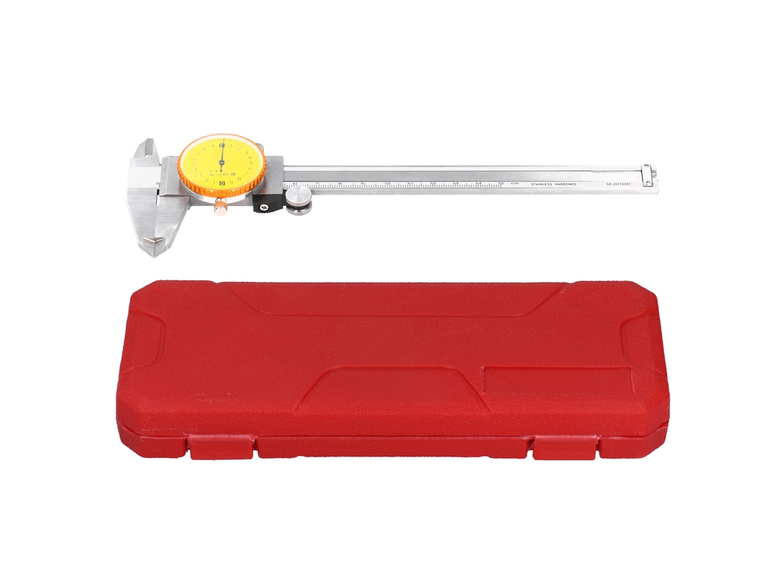Calibrador Vernier Con Mesa De Acero Inoxidable, Rango De Medición De 0 A 150 Mm, Precisión De 0,02 Mm.