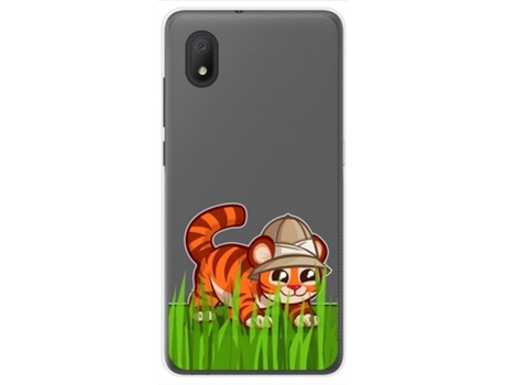 Carcasa Alcatel 1B 2020 TUMUNDOSMARTPHONE Dibujos Transparente Multicolor