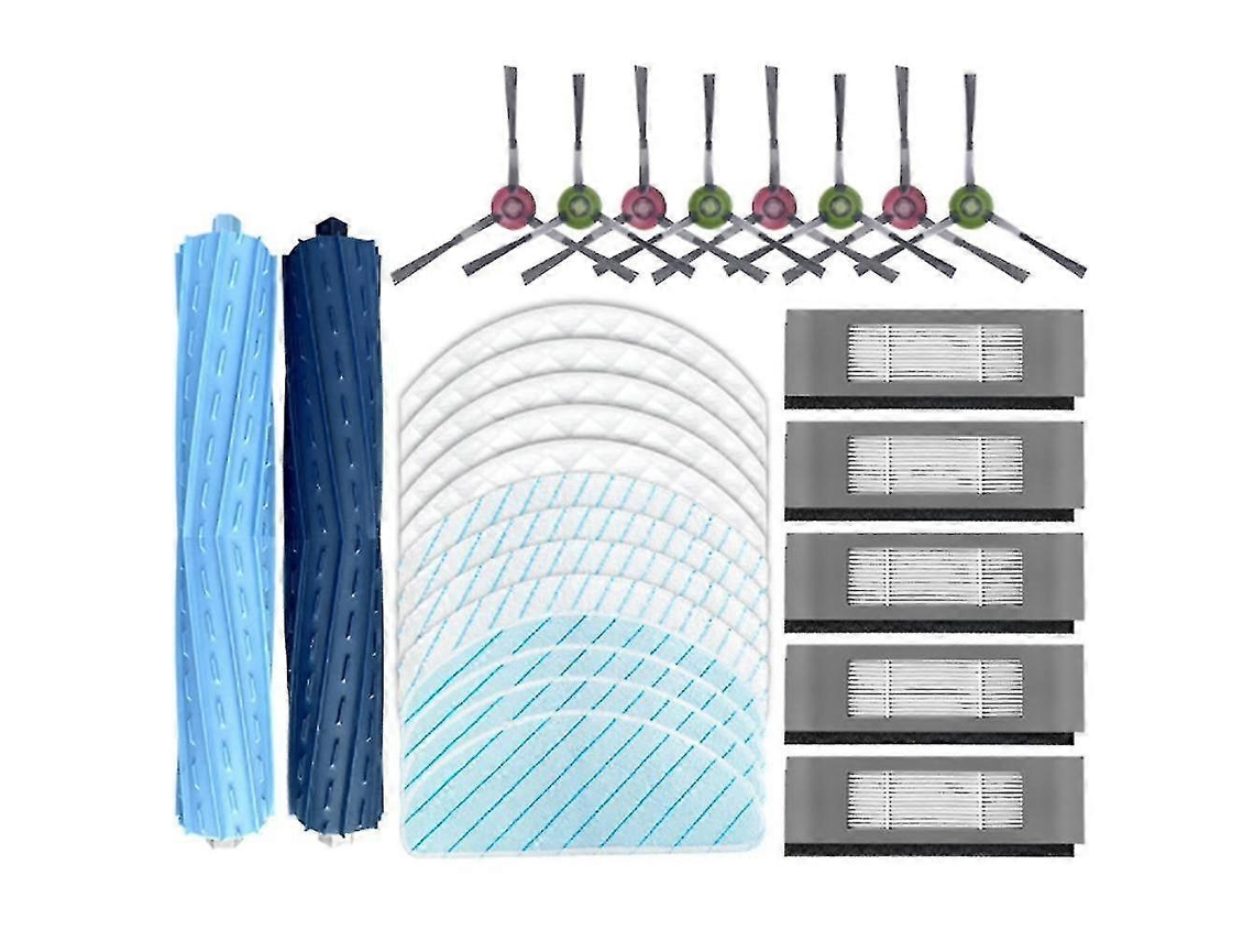 Rodillo De Goma, Cepillo Principal, Filtro, Cepillos Laterales, Paño De Fregona, Filtro Para Deebot Ozmo T9 T9 + (haoyi