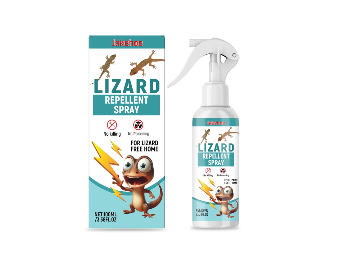 Spray repelente de geckos para el control de plagas en interiores.