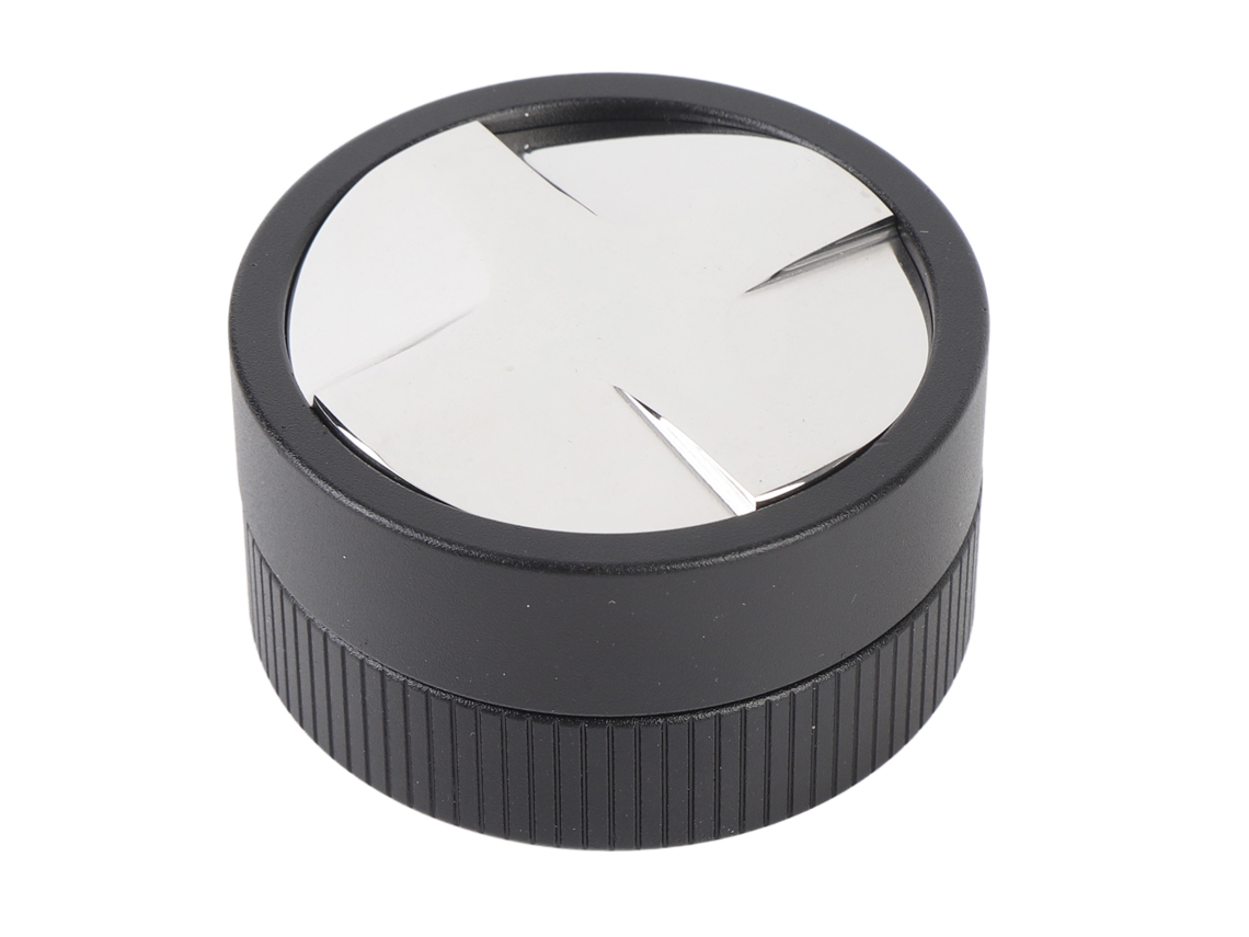 Dispensador automático de café en acero inoxidable 304, altura ajustable, color negro, 58 mm