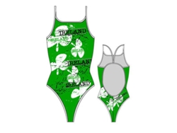 Traje de baño para Mujer TURBO Irlanda Verde para Natacion (XXL)