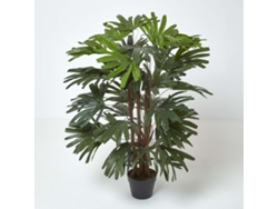 Homescapes Artificial Rhapis Excelsa Palm Tree, 120 Cm Tall