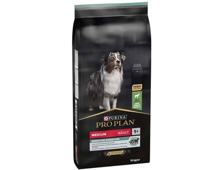 Pienso para Perros PURINA Pro Plan OptiDigest Medium Sensitive Digestion (14Kg - Seco - Razas Medianas - Adulto - Sabor: Cordero)