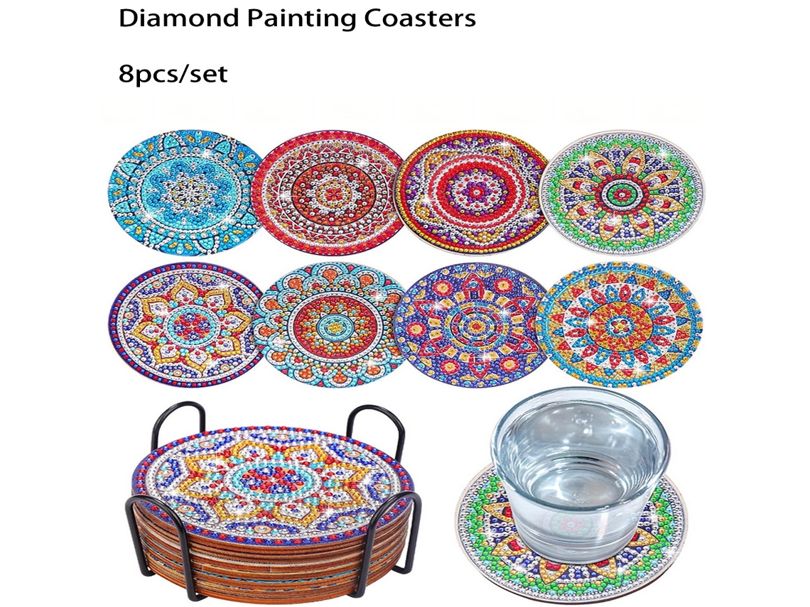 Almohadillas De Aislamiento Térmico Acrílico Para Pintura De Diamantes (con Soporte De Hierro), 8 Unidades Siurn
