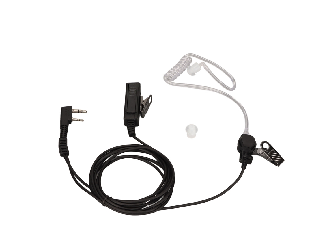 Fone De Ouvido Para Rádio Walkie Talkie K Head 2 Pino Redução De Ruído Com Microfone Para Bf 888s Uv5r Acessórios