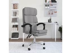 Sillón | Silla De Oficina Reclinable De Tela Gris Claro Wsd644054
