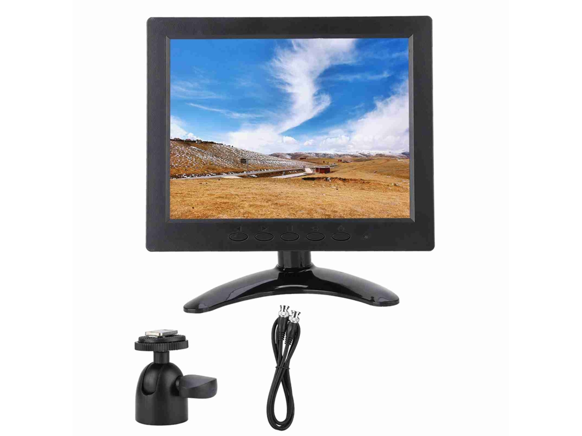 Pantalla Suave Ips Hd De 8 Pulgadas 1024x768 Con Entrada De Video Hdmi Vga