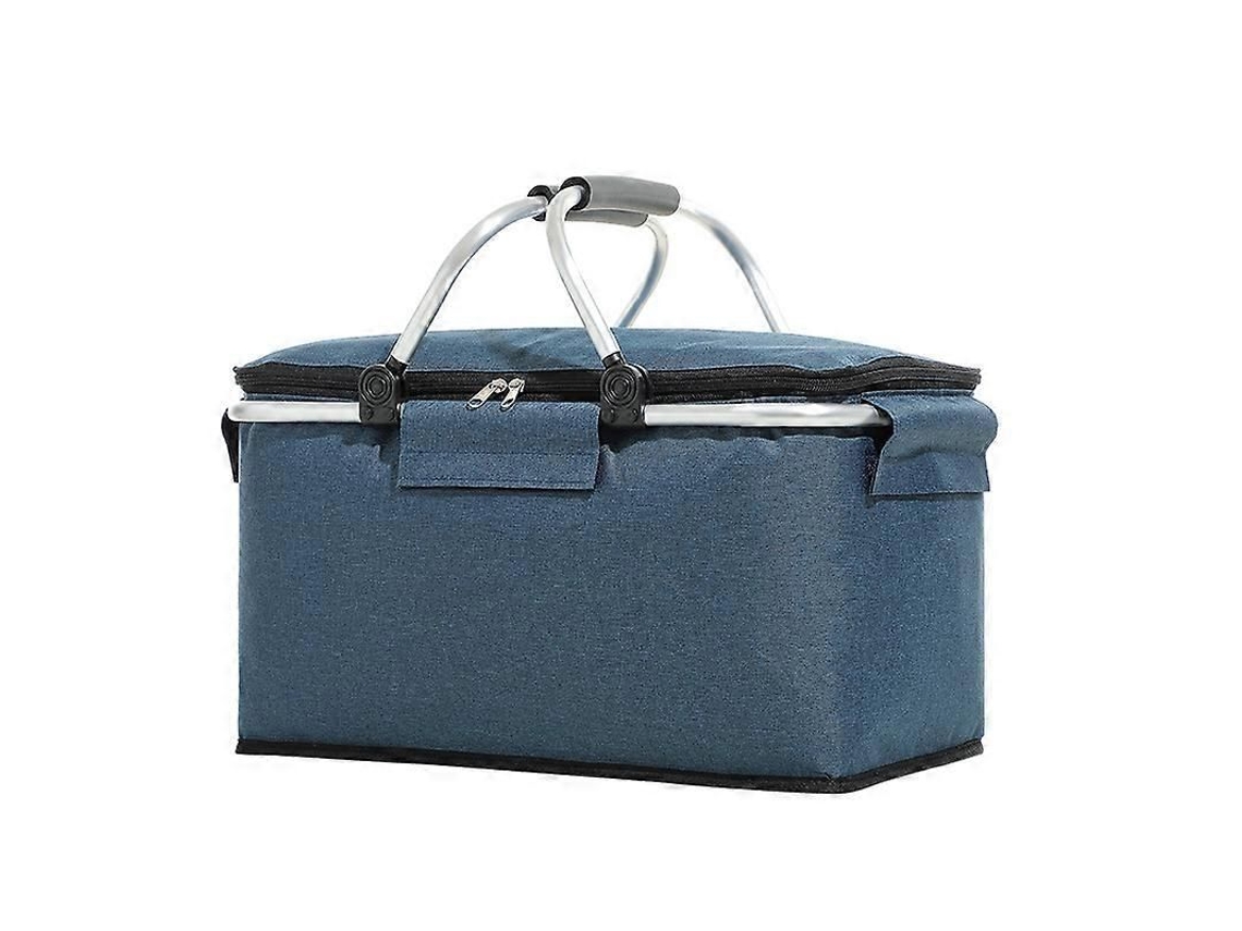 Bolsa térmica para picnic, cesta de la compra plegable con tapa, fiambrera, pequeña GOKOCO