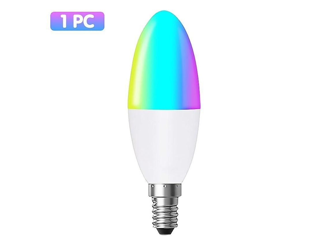 Bombilla Led Inteligente Zigbee E14 Tuya Rgb+c+w Ajustable, Compatible Con Alexa/google Home.