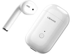 Kit Manos Libres USAMS BHULB01 (In Ear - Micrófono - Blanco)