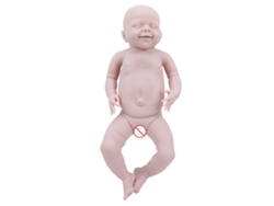 -muñeca Reborn Diy De 22 Pulgadas Cuerpo Completo De Pvc Suave Sin Pintar Inacabada Accesorio Juguete Niña Ojos Cerrados