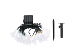 2026-luz De Cadena Solar Ip65 Impermeable 2 Modos 30 Led Bombillas Para Jardín Exterior Colorido