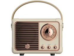 Mini altavoz inalámbrico Bluetooth, altavoz Bluetooth retro para exteriores con sonido estéreo nítido y graves intensos, altavoz portátil Yizhood
