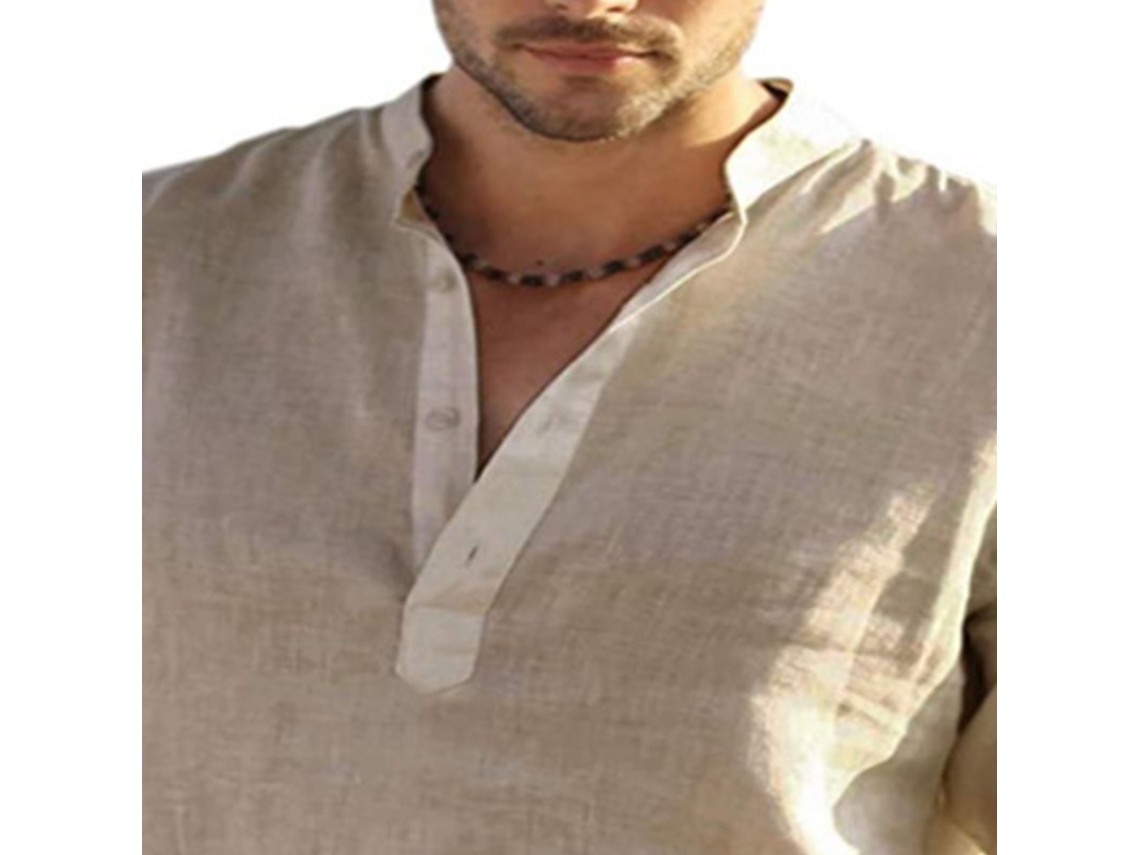 Camisa Blanca Sin Mangas, Talla L, Con Aberturas Transpirables, Estilo Casual Para Hombre.