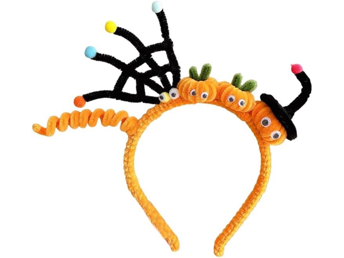 Diadema Ajustable Y Retorcida Para Halloween Y Fiestas De Disfraces Segura, Práctica, Ligera Y Unisex.