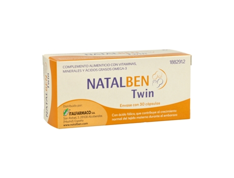 ITALFARMACO Natalben Twin 30 Cápsulas