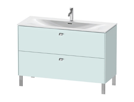 Mueble de lavabo DURAVIT Brioso vertical 122,0 x 47,9 cm 2 cajones incl. recorte de sifón y delantal para lavabo Viu 234412
